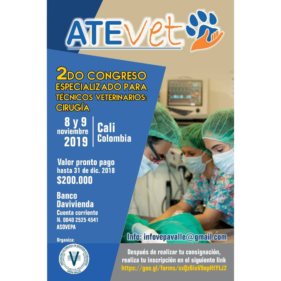  ATEVET 2do Congreso especializado para Técnicos Veterinarios: Cirugía