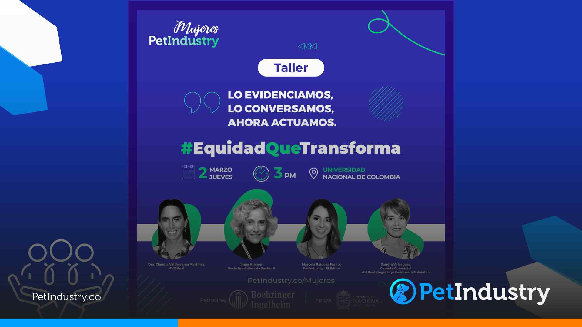 1° encuentro presencial, Mujeres Pet industry equidad que transforma