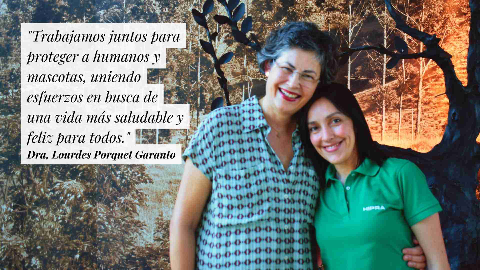 Dra, Lourdes Porquet Garanto y Dra. Jeany Rozo Hipra Colombia