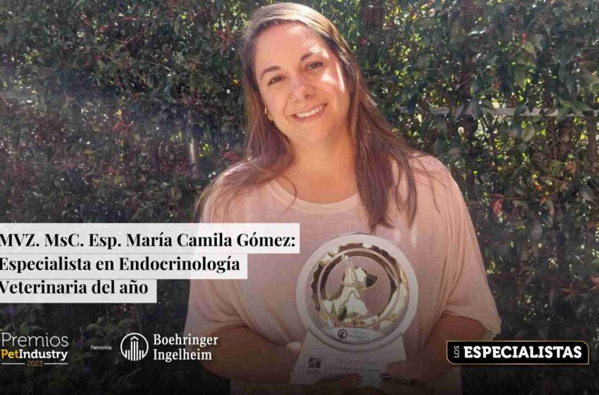  MVZ. MsC. Esp. María Camila Gómez: Especialista en Endocrinología Veterinaria del año