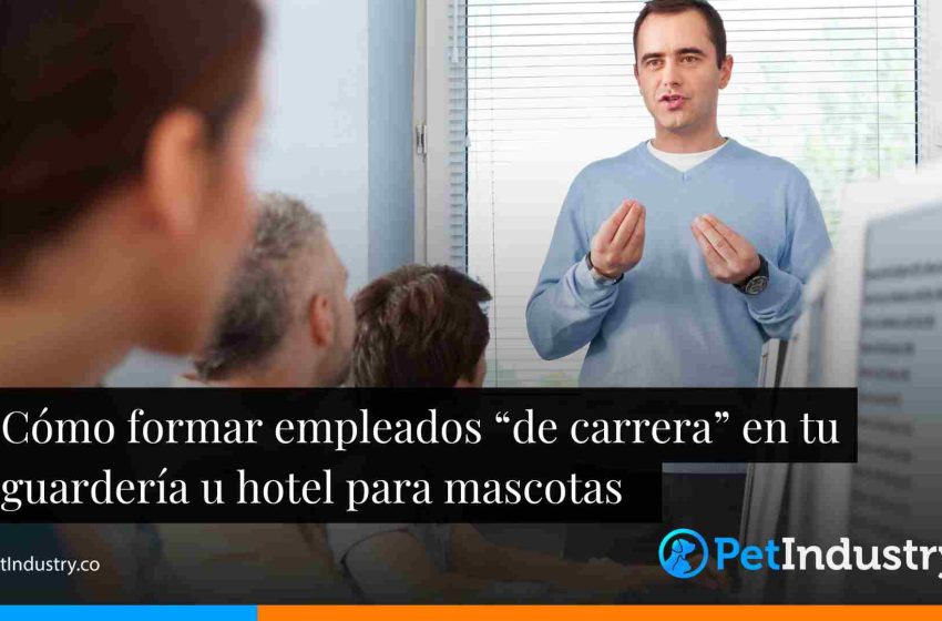  Cómo formar empleados “de carrera” en tu guardería u hotel para mascotas  