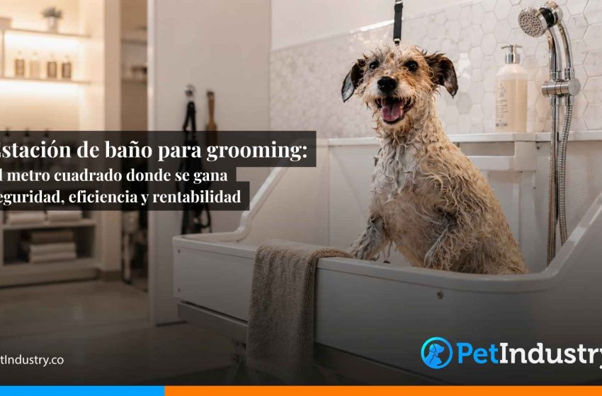  Estación de baño para grooming: el metro cuadrado donde se gana seguridad, eficiencia y rentabilidad